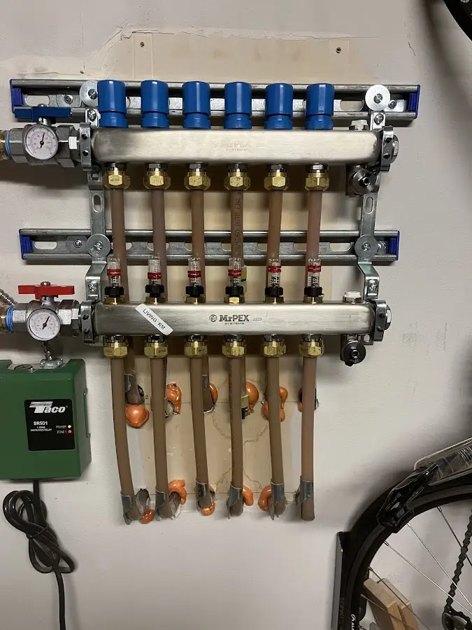 Plumber performing Gas Leak Detection at a residential property in Brentwood